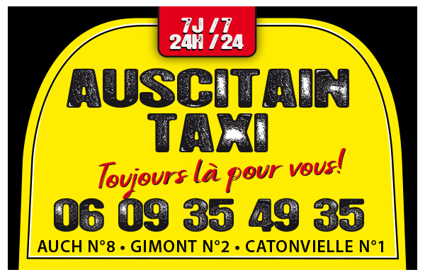 CarteAuscitain Taxi Recto